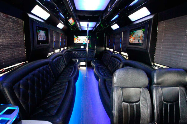 plush leather seating
