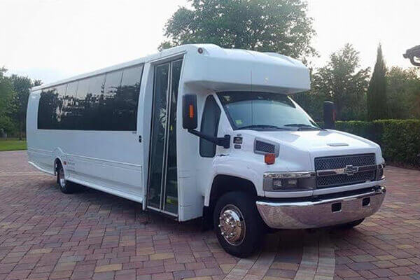 white party bus