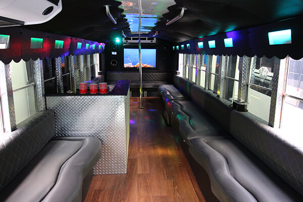 luxury limo bus