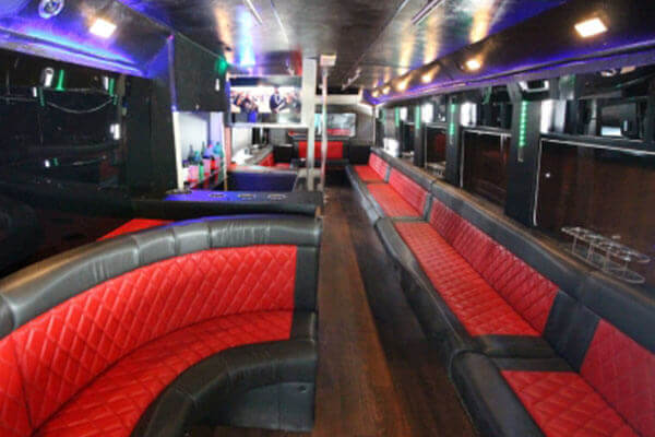 Limo bus in naples